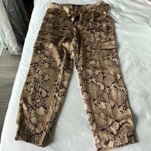 Banana Republic silk cargo pants